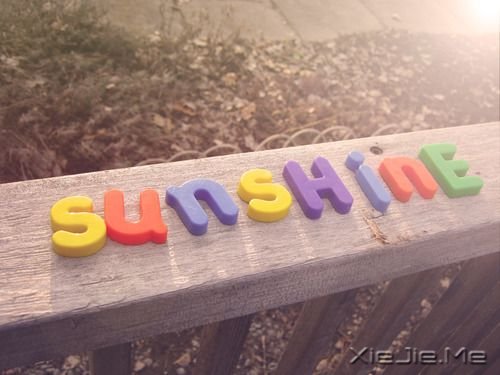 早安心语:生活,就该有些阳光 (1)